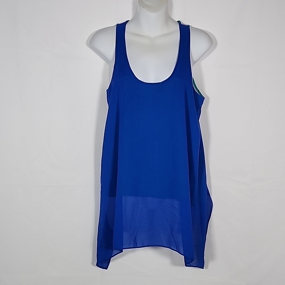 💜VINTAGE 90s Blue women’s top, jkla California
